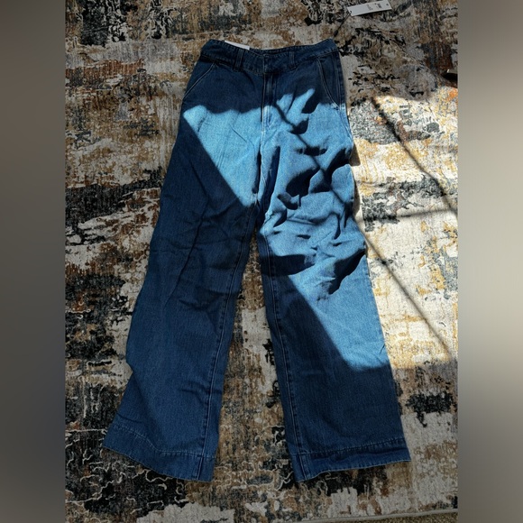 Joe's Women's High Rise Wide Leg Denim Trouser - Picture 7 of 8